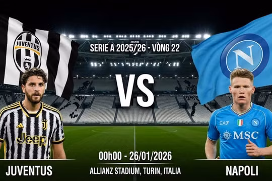 Nhận định dự đoán Juventus vs Napoli (0h, 26/1): Chủ nhà nắm lợi thế