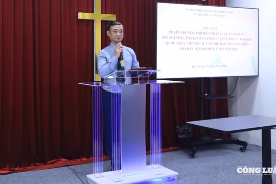 Hà Nội phổ biến pháp luật về bầu cử cho đồng bào Tin lành