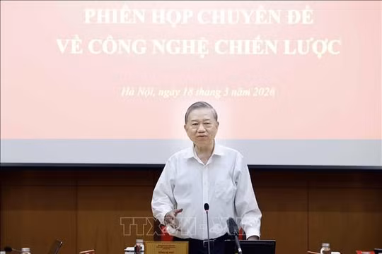 Tổng Bí thư Tô Lâm: Phát triển công nghệ chiến lược là việc không thể chậm trễ
