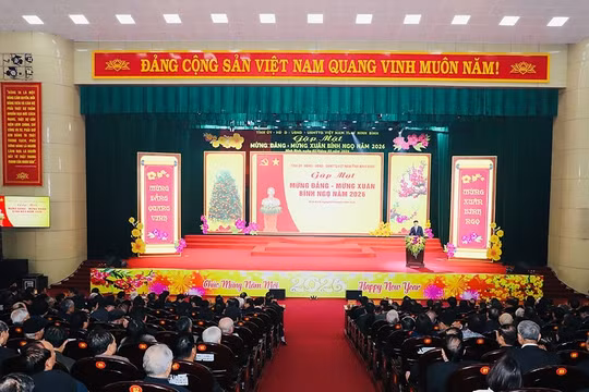 Ninh Bình tổ chức gặp mặt mừng Đảng, mừng Xuân Bính Ngọ 2026