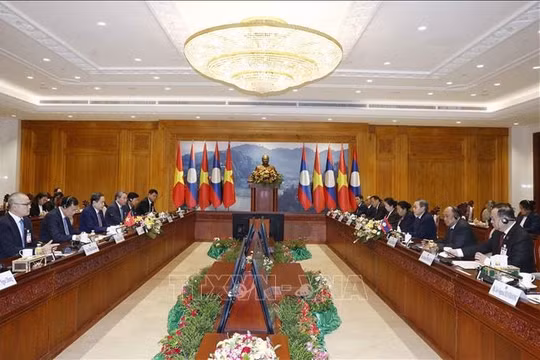 Tiếp tục khẳng định quan hệ đặc biệt, gắn kết chiến lược giữa hai nước Việt Nam - Lào