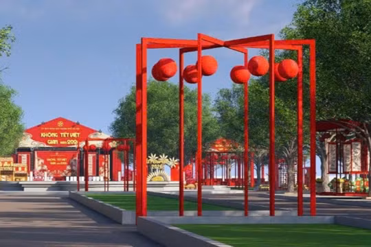 Không gian Tết Việt 2026 diễn ra từ 6-13/2 tại Công viên Thống Nhất