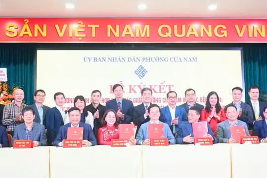 Tăng cường liên kết y tế cơ sở: Bệnh viện Phụ Sản Trung ương ký kết hợp tác với UBND phường Cửa Nam