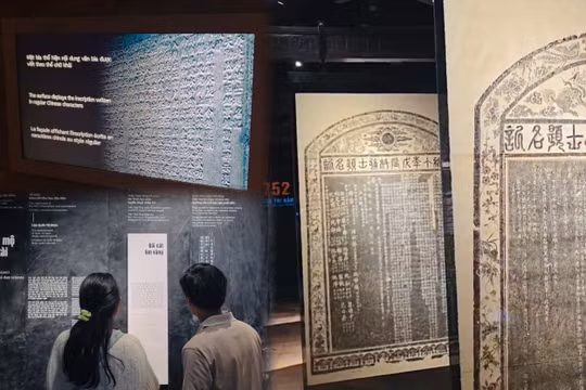 Khai mạc trưng bày 'Sử đá lưu danh' tại Văn Miếu - Quốc Tử Giám