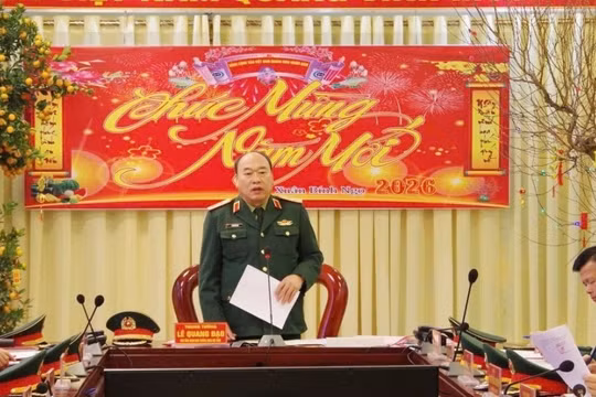 Đoàn công tác của Bộ Tổng Tham mưu Quân đội nhân dân Việt Nam kiểm tra, chúc tết các đơn vị tại Lạng Sơn