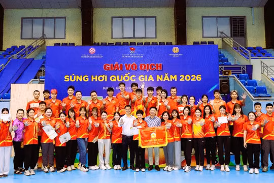 Hà Nội nhất toàn đoàn giải Vô địch súng hơi quốc gia 2026
