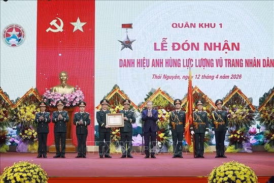Tổng Bí thư, Chủ tịch nước Tô Lâm: Xây dựng Lực lượng vũ trang Quân khu 1 vững mạnh toàn diện