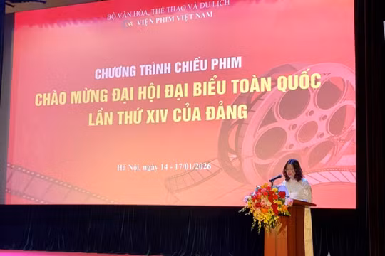 Viện Phim Việt Nam khai mạc chương trình chiếu phim chào mừng Đại hội XIV của Đảng