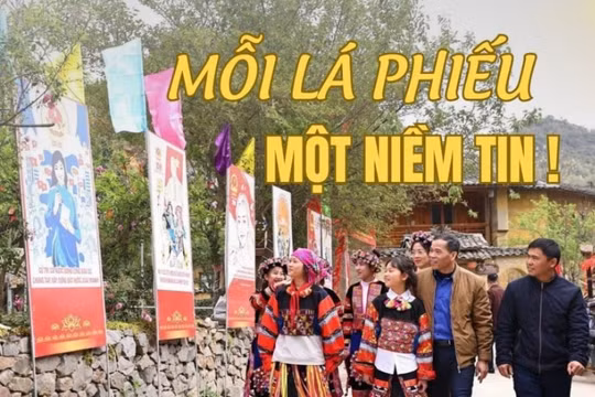 Mỗi lá phiếu – một niềm tin!