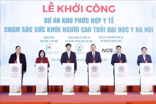 Tổng Bí thư Tô Lâm dự khởi công Dự án Khu phức hợp Y tế - Chăm sóc sức khỏe người cao tuổi