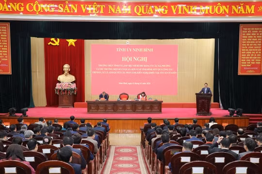 Ninh Bình: Đề cao vai trò người đứng đầu, thực hiện nghiêm chế độ tiếp công dân