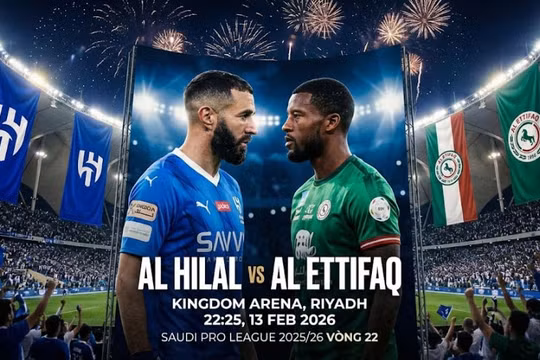 Al Hilal vs Al Ettifaq (22h25, 13/2): Link xem trực tiếp, nhận định dự đoán
