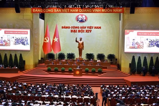 Thông cáo báo chí về ngày làm việc thứ hai Đại hội đại biểu toàn quốc lần thứ XIV của Đảng
