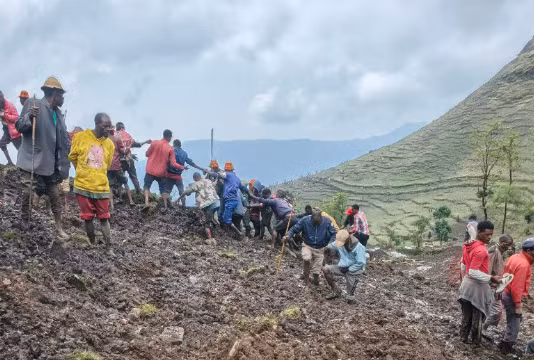 Sạt lở đất khiến ít nhất 52 người thiệt mạng ở Ethiopia