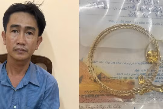 Cần Thơ: Bắt kẻ mang 3 tiền án đi trộm vàng giữa trưa