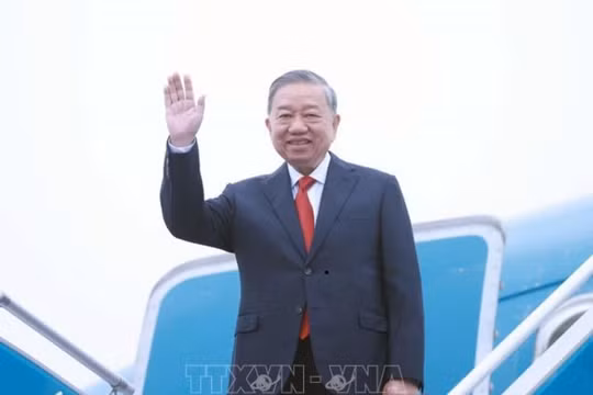 Tổng Bí thư Tô Lâm lên đường thăm cấp Nhà nước tới Lào