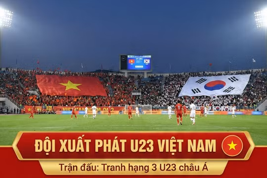 Đội hình xuất phát U23 Việt Nam: Niềm tin vào lớp kế cận