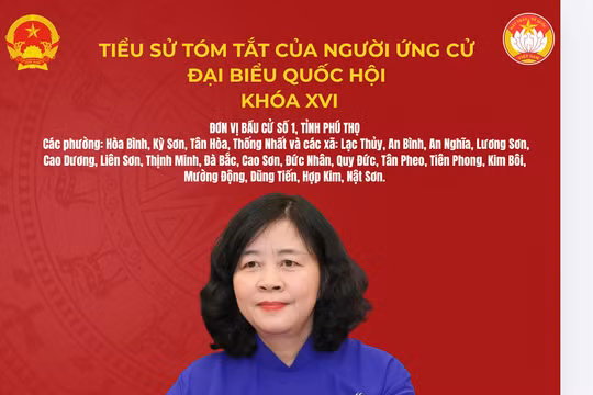 Chủ tịch Ủy ban Trung ương MTTQ Việt Nam Bùi Thị Minh Hoài ứng cử đại biểu Quốc hội tại Phú Thọ