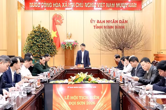 Ninh Bình: Triển khai đồng bộ công tác tổ chức các lễ hội lớn trong năm 2026