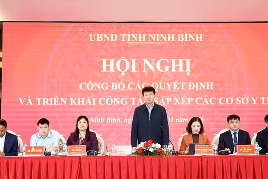 Ninh Bình: Giải thể 4 Trung tâm Y tế, thành lập 18 Bệnh viện Đa khoa khu vực