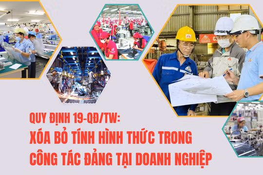 Quy định 19-QĐ/TW: Xóa bỏ tính hình thức trong công tác Đảng tại doanh nghiệp