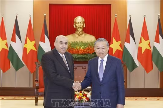 Tổng Bí thư Tô Lâm tiếp Chủ tịch Hạ viện Jordan