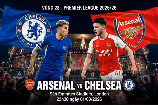 Arsenal vs Chelsea (23h30, 1/3): Link xem trực tiếp, nhận định dự đoán kết quả