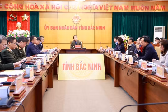 Bộ trưởng Bộ Công an Lương Tam Quang làm việc về tiến độ giải phóng mặt bằng Cảng hàng không Gia Bình