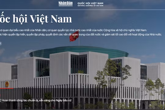 Chuyên trang Quốc hội Việt Nam: Kết hợp dữ liệu, infographic và eMagazine để kể câu chuyện 80 năm Quốc hội