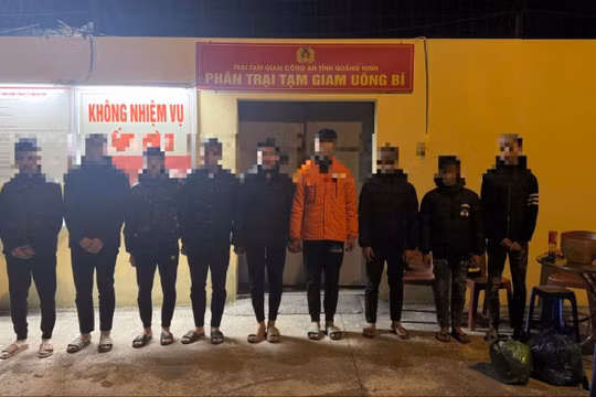 Quảng Ninh: Tạm giữ nhóm đối tượng đuổi đánh nhau trong đêm