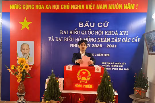 Cử tri trẻ tự hào khoảnh khắc ghi dấu mốc trưởng thành