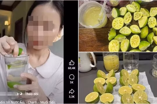 Đề xuất phạt tới 30 triệu đồng với người phát tán cách chữa bệnh bằng chanh liều cao, nhịn ăn thải độc