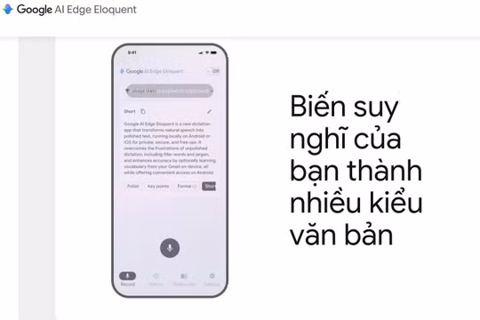 Google ra mắt ứng dụng chép chính tả không cần internet