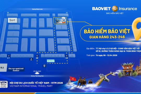 Check-in gian hàng Bảo hiểm Bảo Việt tại Hội chợ Du lịch Quốc tế Việt Nam: Nhiều ưu đãi hấp dẫn cho mùa du lịch sôi động