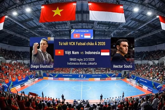 Việt Nam vs Indonesia (19h, 3/2): Nhận định dự đoán tứ kết Futsal châu Á 2026