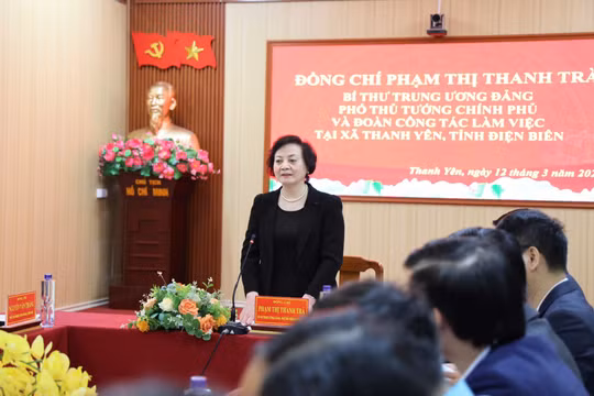 Phó Thủ tướng Phạm Thị Thanh Trà: Mạnh dạn đưa cán bộ trẻ, có triển vọng từ cấp tỉnh về cơ sở