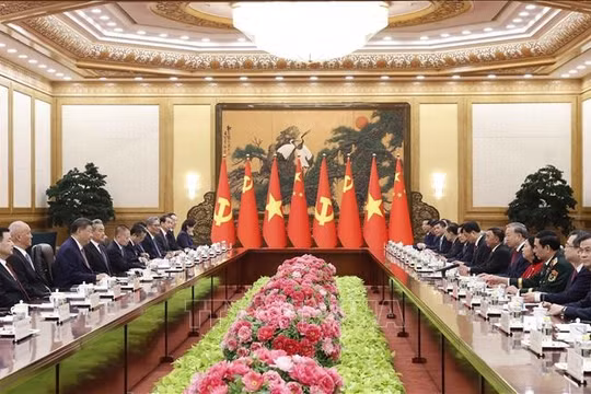Tổng Bí thư, Chủ tịch nước Tô Lâm hội đàm với Tổng Bí thư, Chủ tịch Trung Quốc Tập Cận Bình