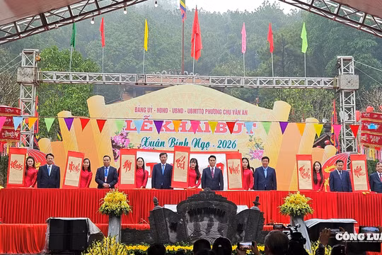 Hải Phòng: Khai bút Xuân Bính Ngọ 2026 tại phường Chu Văn An