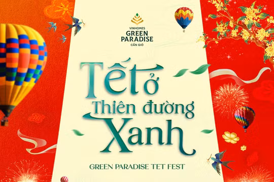 Siêu điểm đến Vinhomes Green Paradise Cần Giờ tổ chức “Lễ hội trong lễ hội” chào Xuân