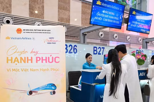 Vietnam Airlines lan tỏa thông điệp “Việt Nam hạnh phúc” từ bầu trời