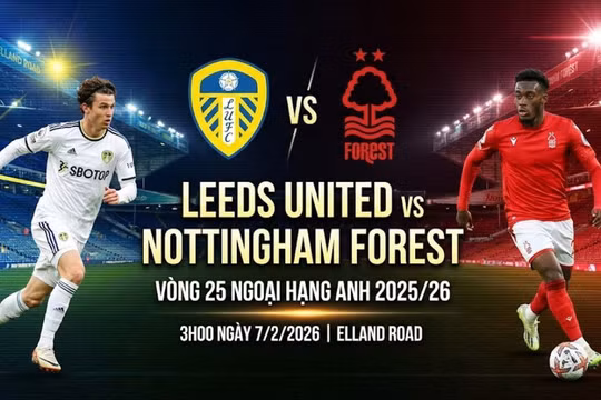 Leeds vs Nottingham (3h, 7/2): Link xem, nhận định dự đoán trận đấu