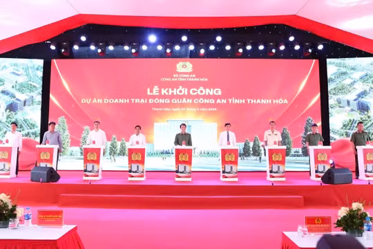 Thanh Hóa khởi công doanh trại đóng quân Công an tỉnh quy mô hơn 32ha