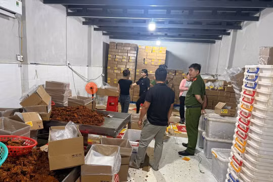 Công an TP Hồ Chí Minh xử lý hơn 30,5 tấn thực phẩm không rõ nguồn gốc tại kho lạnh