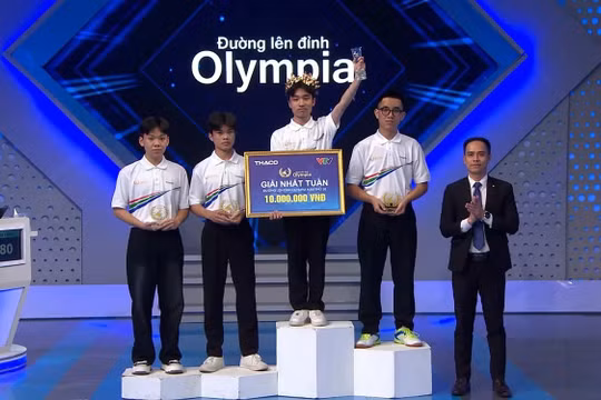 Đường lên đỉnh Olympia: Nguyễn Minh Tiến giành vòng nguyệt quế với kỷ lục thần tốc