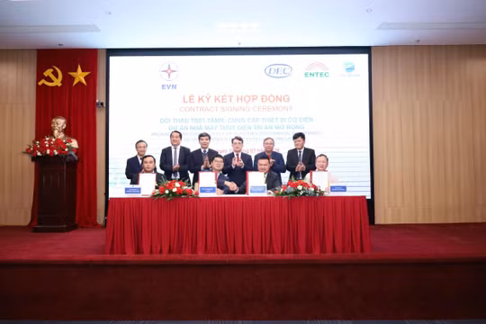 EVN ký hợp đồng hơn 1.112 tỷ đồng cho dự án Thủy điện Trị An mở rộng