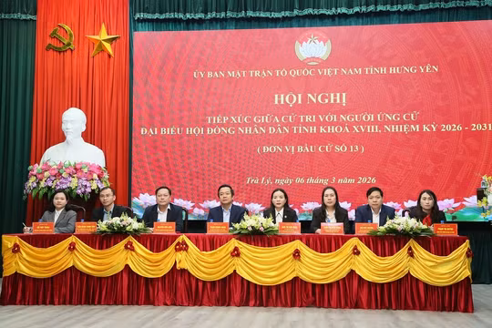 Bài 2: Hội nghị tiếp xúc cử tri tại Hưng Yên - cầu nối để ứng cử viên cam kết hành động