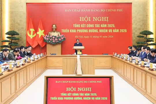 Đảng ủy Chính phủ tổng kết công tác năm 2025, triển khai nhiệm vụ năm 2026