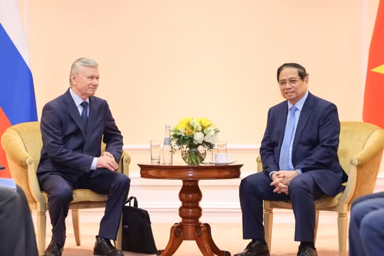 Thủ tướng Phạm Minh Chính tiếp lãnh đạo Hội Hữu nghị Nga – Việt và Hội Cựu chiến binh Nga