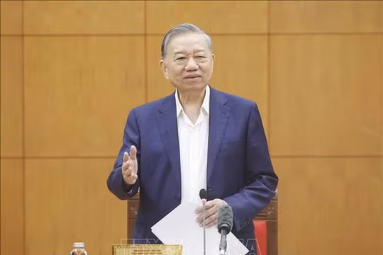 Tổng Bí thư Tô Lâm làm việc với Ban Tổ chức Trung ương