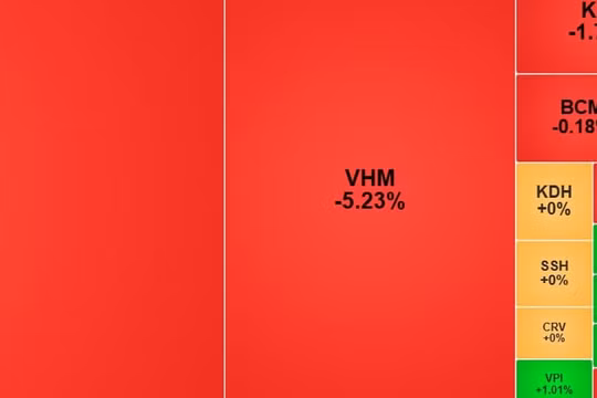 Chứng khoán hôm nay 24/4/2026: VN-Index mất hơn 17 điểm